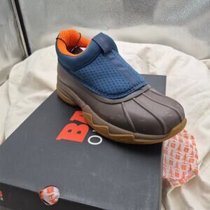 NEW Bass Outdoor Field Duck Low Slip-On Waterproof boot shoes Blue Mens size 7